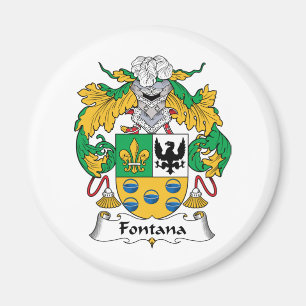 Fontana familjvapensköld magnet