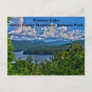 Fontana Lake, Great Smoky Mountains vykort