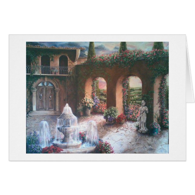 Fontänborggård Hälsningskort (Framsidan Horizontal)