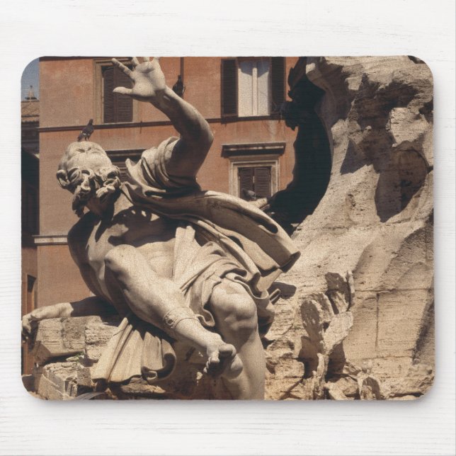 Fontänen av de fyra floderna musmatta (Framsidan)