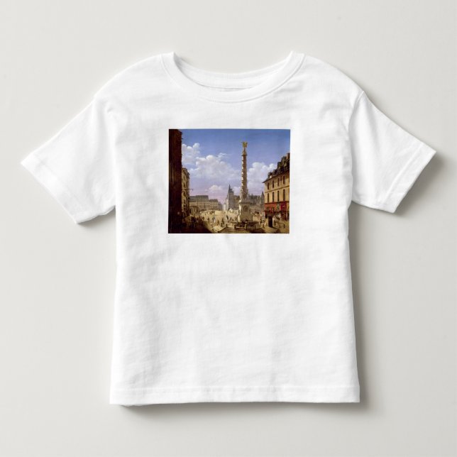 Fontänen i stället du Chatelet T-shirt (Framsida)