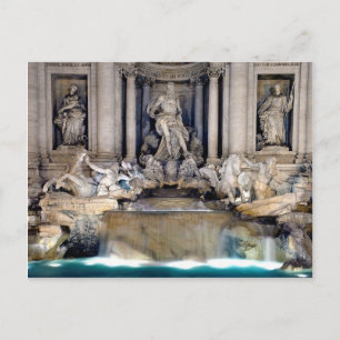 Fontänen Trevi Vykort