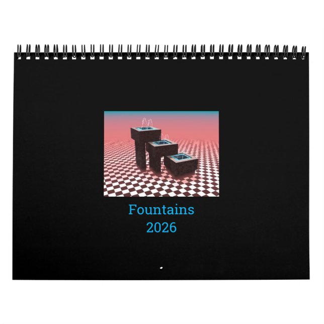 Fontäner 2026 kalender (Omslag)
