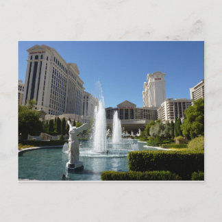 Fontäner för Las Vegas Caesars slottfontän Vykort