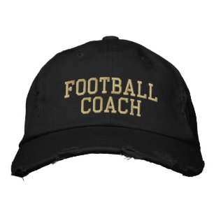 Fooball Coach Cap Broderad Keps