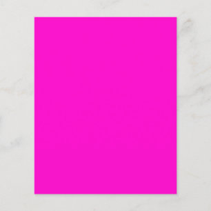 FOOCC SHOCK ROSA SOLID BAKGRUND FÄRG-MALL FLYGBLAD