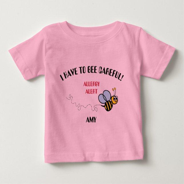 Food Allergy Alert Humla Shirt Tee (Framsida)