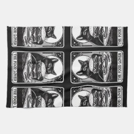 Food Älskare Funny Tarot Kökshandduk