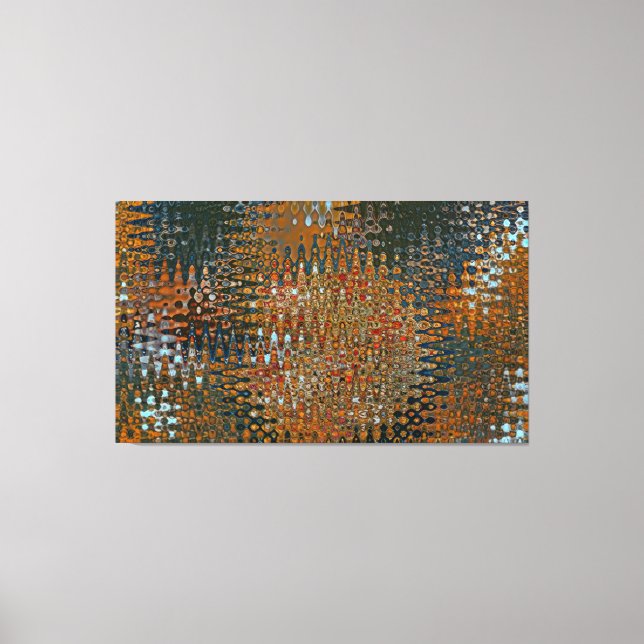 Food Art Liquid Paint Abstrakt 2021 Acrylic Canvastryck (Framsida)