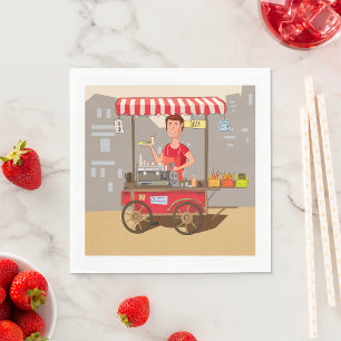 Food Cart Pappersservett