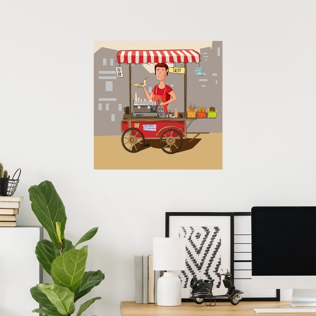 Food Cart Poster (Skapare uppladdad)