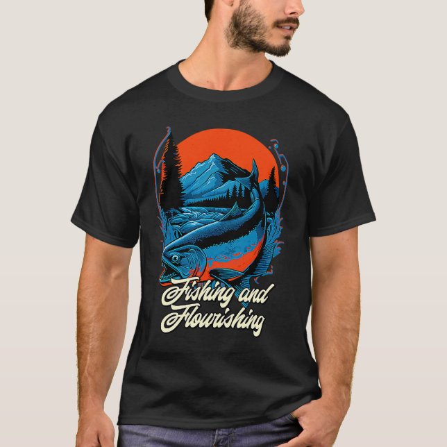 Food Fisherman Hom (fiskare som fiskar efter fisk  T Shirt (Framsida)