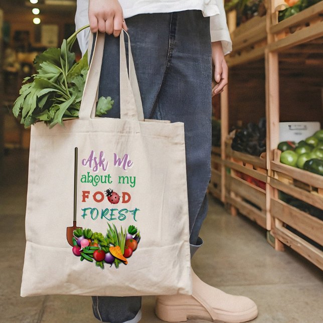 Food Forest Grower Gardener Tygkasse (Skapare uppladdad)