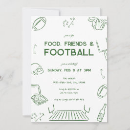 Food Friends Football Championship Watch Party  Inbjudningar