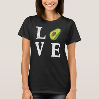 Food Guacamole Foodie Vegan Kärlek Avocado T Shirt