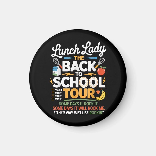 Food Humor Back to school Magnet (Framsidan)