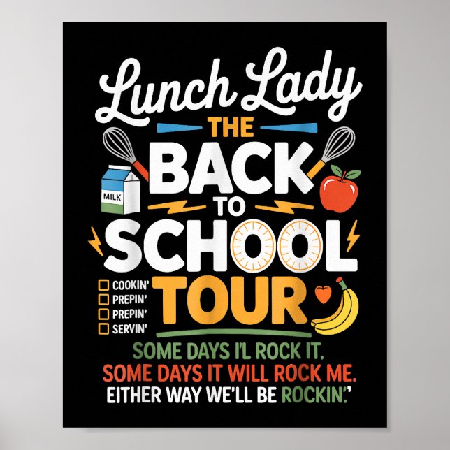 Food Humor Back to school Poster (Framsidan)