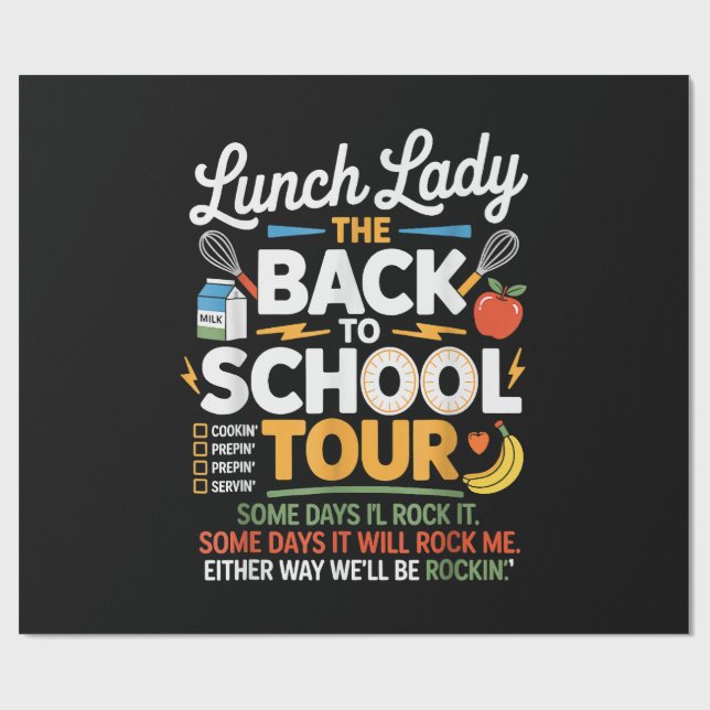 Food Humor Back to school Presentpapper (Platt)