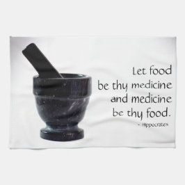 Food is Medicine Kitchen Towel Kökshandduk