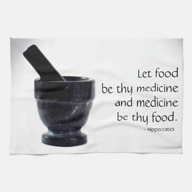 Food is Medicine Kitchen Towel Kökshandduk (Horisontell)