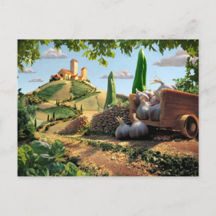 Food Land Scene Vykort
