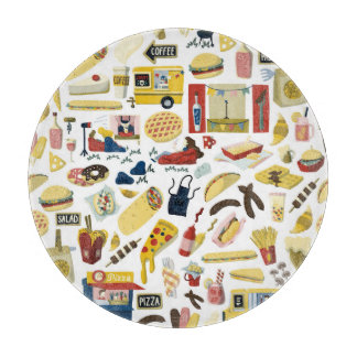 Food Lastbil Fest: Tecknad Mönster