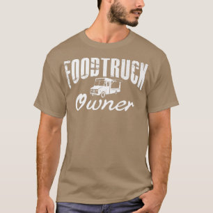Food Lastbil Lettering Street Food Popup Restauran T Shirt