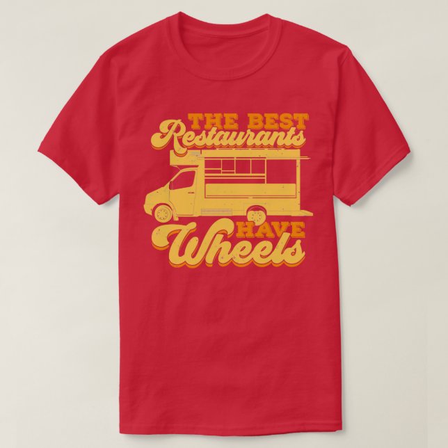 Food Lastbil Owner Gift T Shirt (Design framsida)