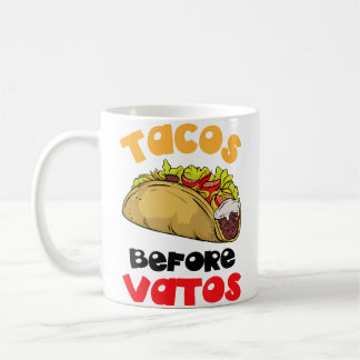 Food Lovers Tacos Before Vatos Kaffemugg