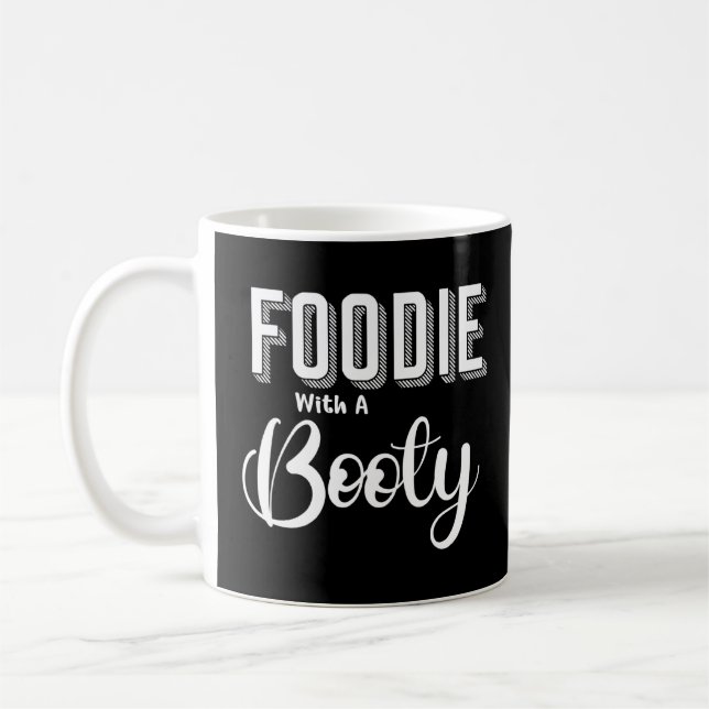 Food med Booty Älskare Kaffemugg (Vänster)