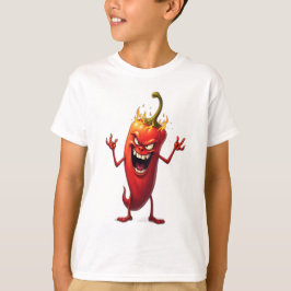 Food Monsters EVIL CHILI PEPPER T Shirt
