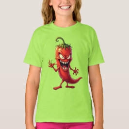 Food Monsters EVIL CHILI PEPPER T Shirt