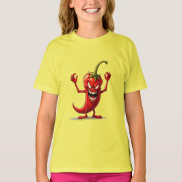 Food Monsters EVIL CHILI PEPPER T Shirt
