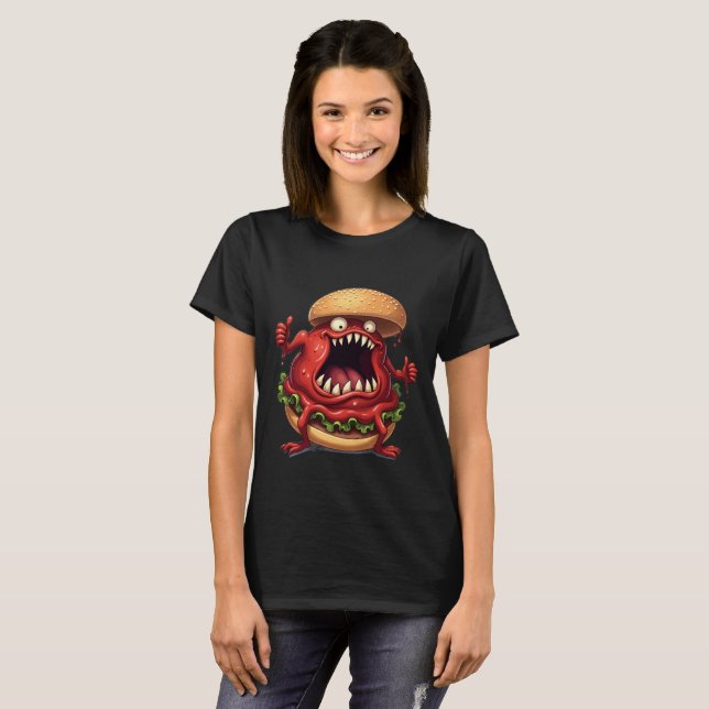 Food Monsters EVIL SLOPPY JOE T Shirt (Hel framsida)