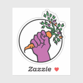 Food Not Bombs logo Klistermärken