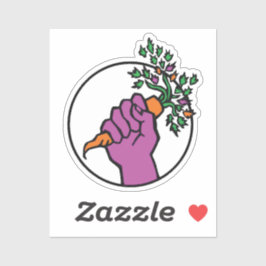 Food Not Bombs logo Klistermärken