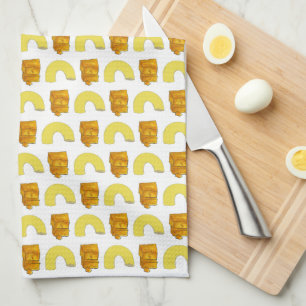 Food Pairing Elbow Macaroni Cheddar Mac & Cheese Kökshandduk