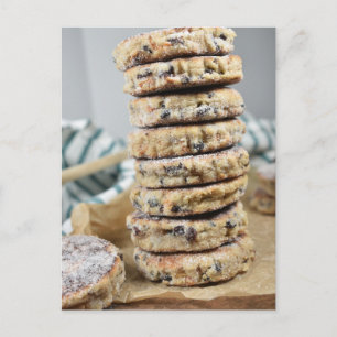 Food Photography British Pastry Welshcakes Stack Vykort