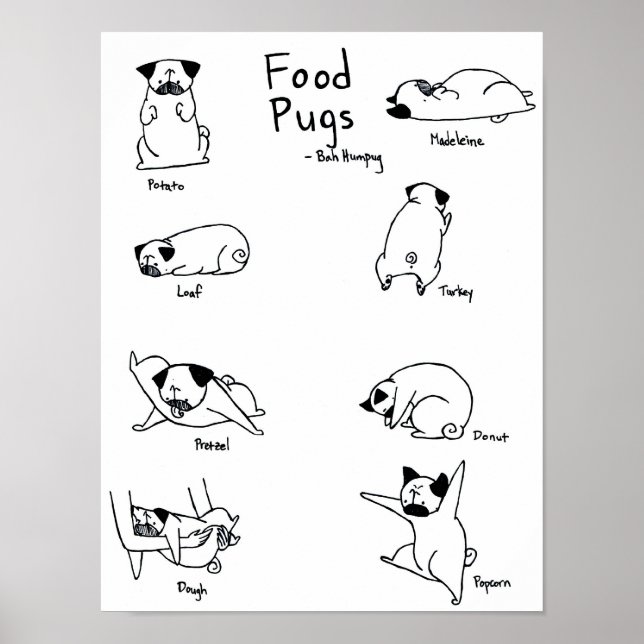 Food Pugs Poster (Framsidan)