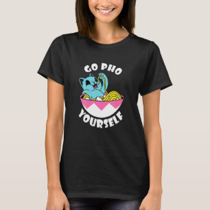 Food Pun Asian Food Cat Pho Noodle Pho Soppa T Shirt