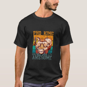 Food Pun Pho Kung Squirrel Asian Noodle Soppa Pho T Shirt