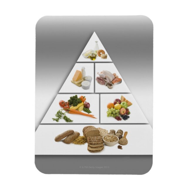 Food pyramid magnet (Vertikal)