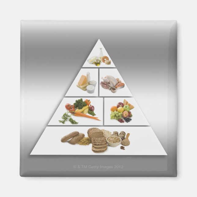 Food pyramid magnet (Framsidan)