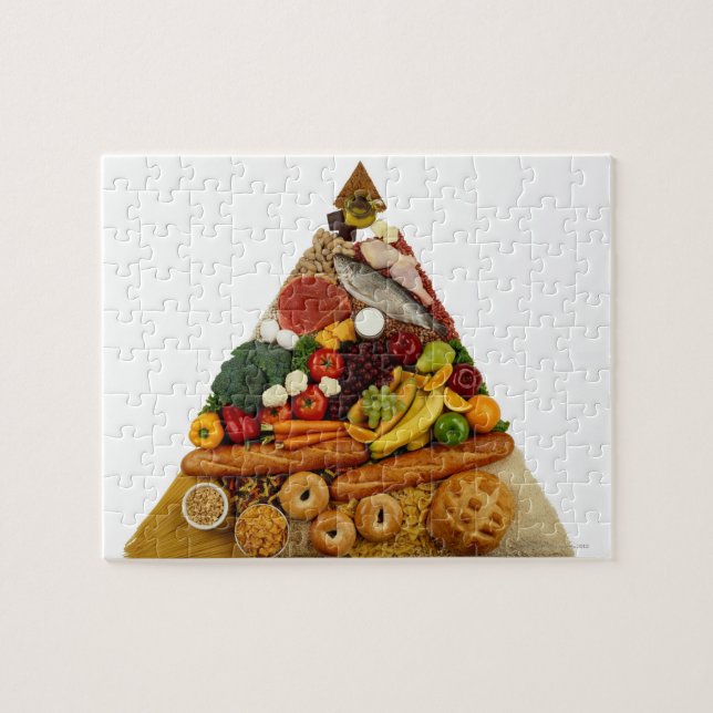 Food Pyramid Pussel (Horisontell)