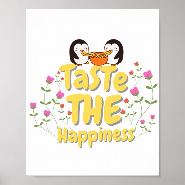 Food Quote Wall Art  Poster (Framsidan)