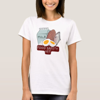 Food Safety Vet–Veterinary Food Inspection Design T Shirt