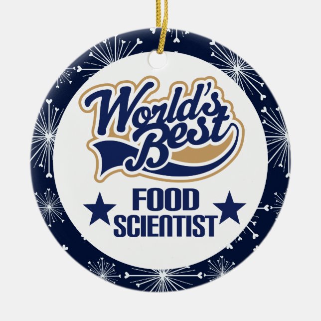 Food Scientist Gift Ornament (Framsidan)