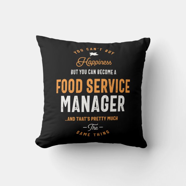 Food Service Manager Kudde (Framsida)