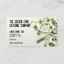 Food Service Restaurant Cafe Bistro-Cateringen Visitkort