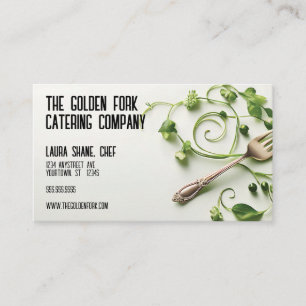 Food Service Restaurant Cafe Bistro-Cateringen Visitkort